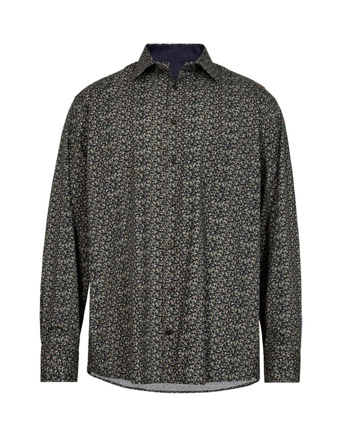 Black Blue Shirt     Reg  Fit