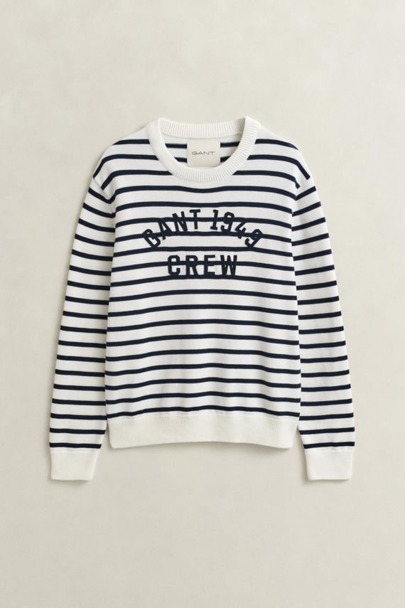 Breton Stripe Graphic -neck
