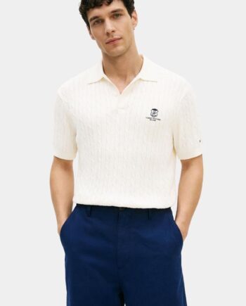 Cable Short Sleeve Polo