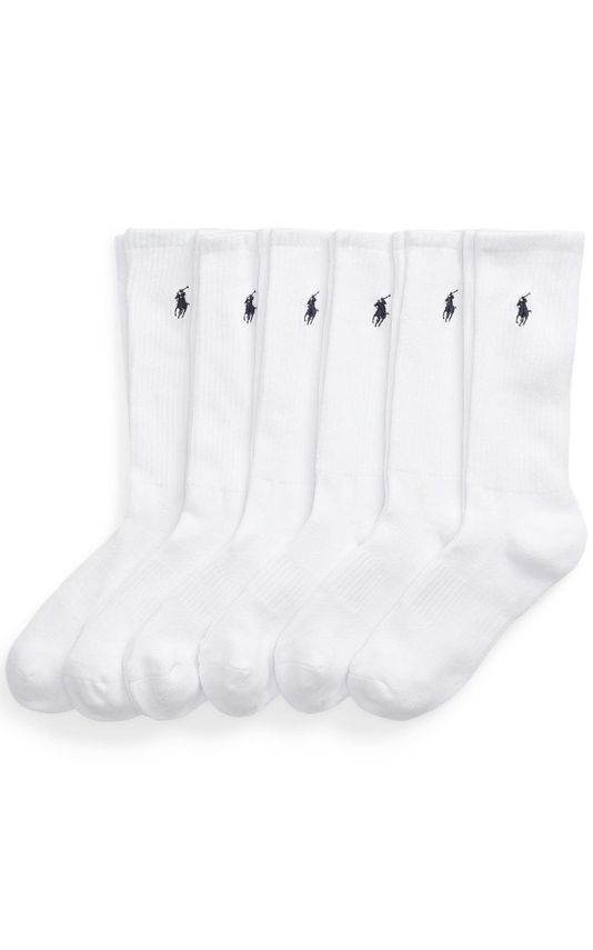 Cas Crew 6pk-crew Sock- Pack