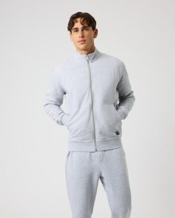 Centre Full Zip Sweatshirt  Winter Moss Melange