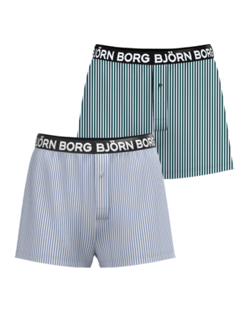 Cotton Stretch Logo Woven Boxer Shorts 2p  Multipack