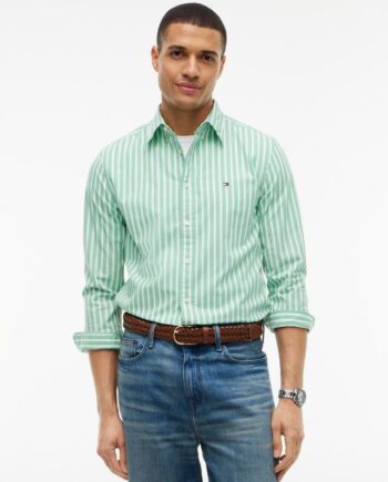 Flex Poplin Seasonal Stripe Sht