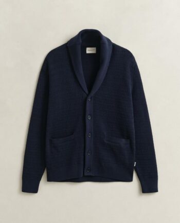 Mini Cable Shawl Collar Cardigan