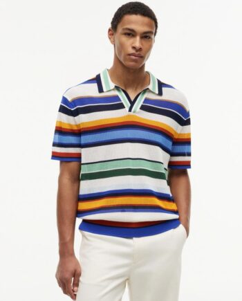 Multi Stripe Ss Polo