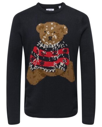 Onsxmas Reg   Teddy Crew Knit