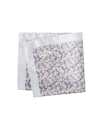 Paisley Tucano Silk Twill Pocket Square