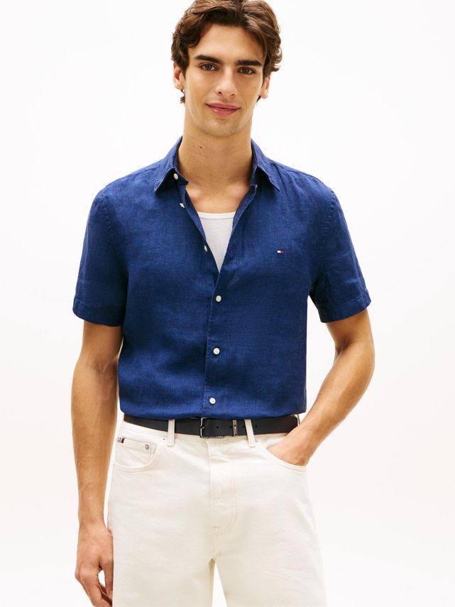 Pigment Dyed Linen Rf Shirt
