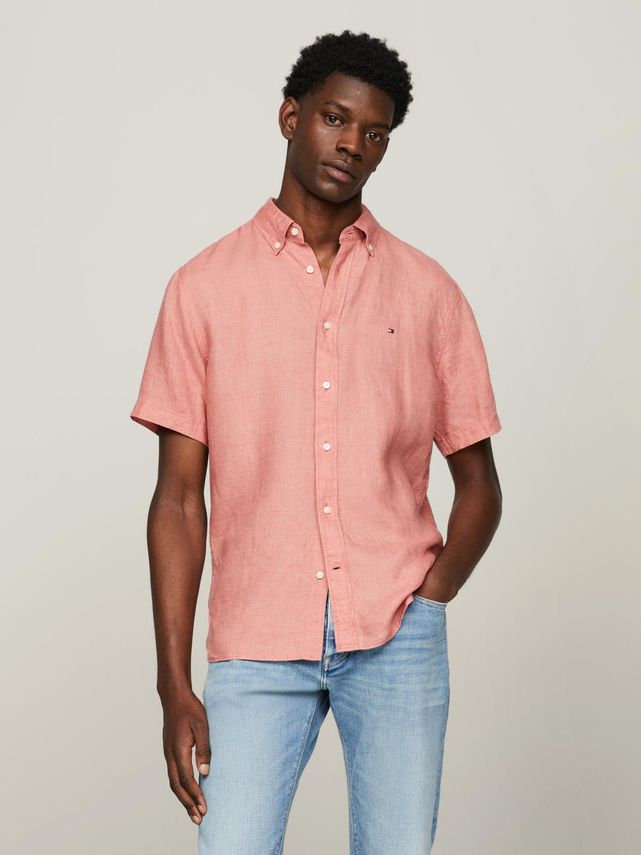 Pigment Dyed Linen Rf Shirt