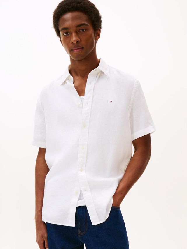 Pigment Dyed Linen Rf Shirt
