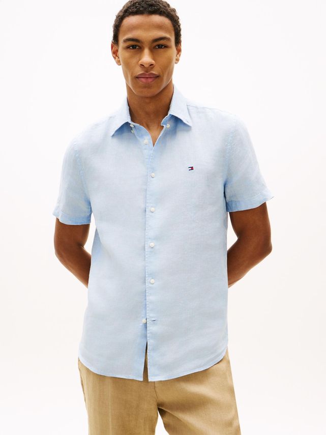 Pigment Dyed Linen Rf Shirt