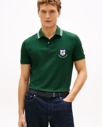 Pique Badge Reg Polo