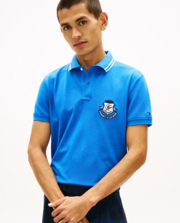 Pique Badge Reg Polo