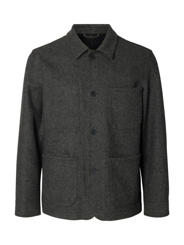Slh-landon Wool Blend Hybrid Blazer