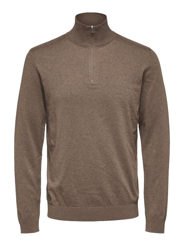 Slhberg Half Zip Cardigan   No