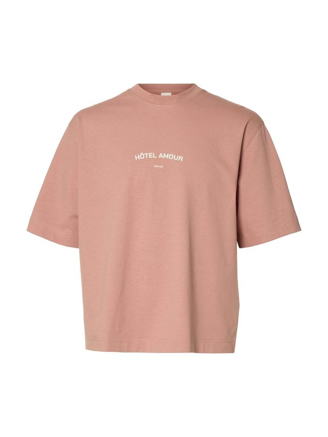 Slhboxyliam Ss  -neck Tee Hotel Amo