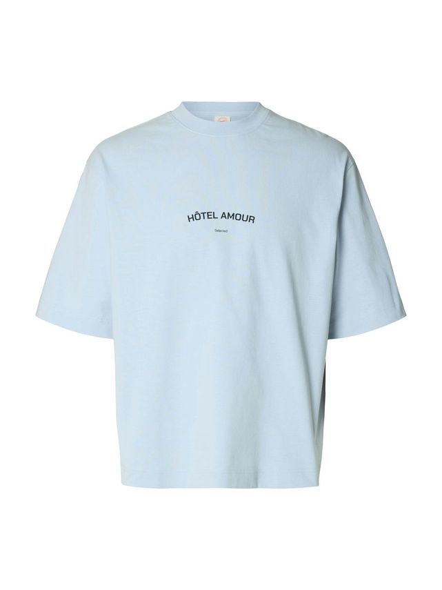 Slhboxyliam Ss  -neck Tee Hotel Amo