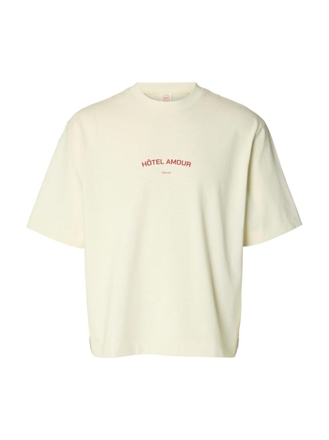 Slhboxyliam Ss  -neck Tee Hotel Amo