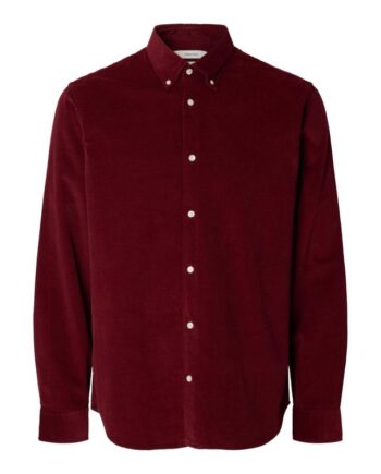 Slhregdanni Cord Bd Ls Shirt Noos