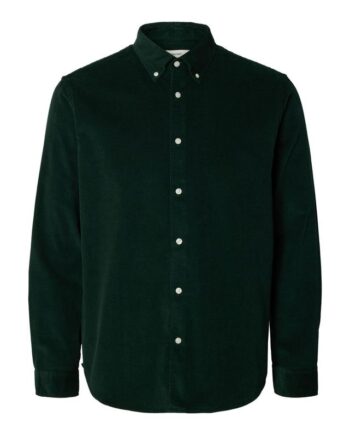Slhregdanni Cord Bd Ls Shirt Noos