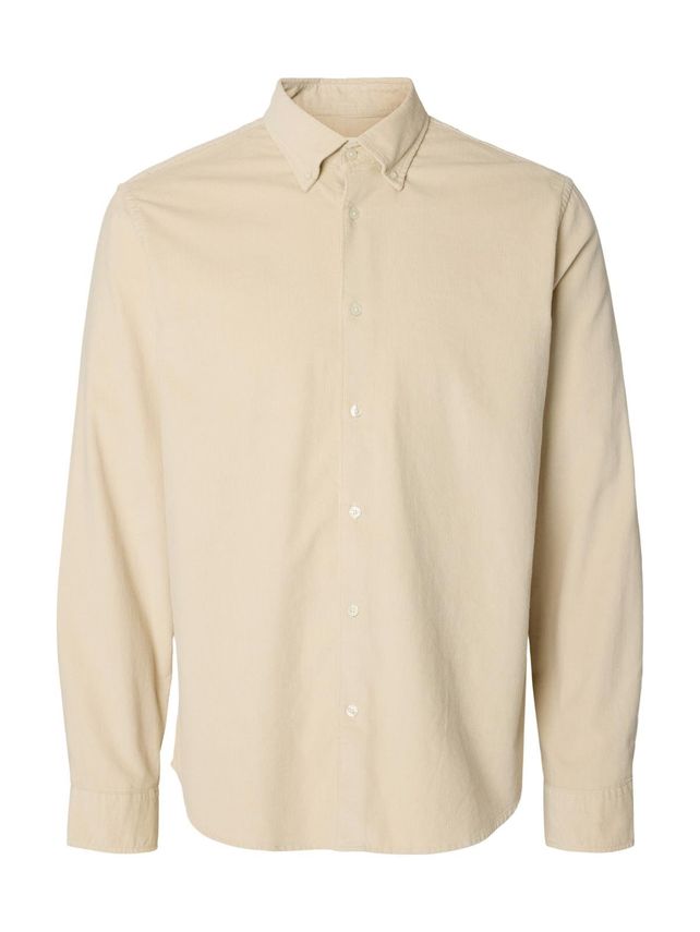 Slhregdanni Cord Bd Ls Shirt Noos