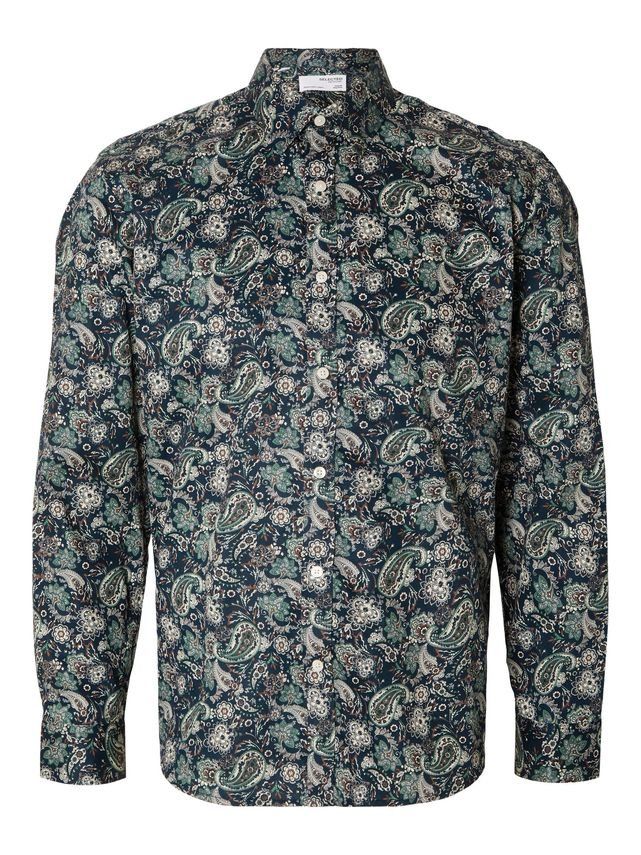 Slhregsoho-aop Mix Shirt Ls