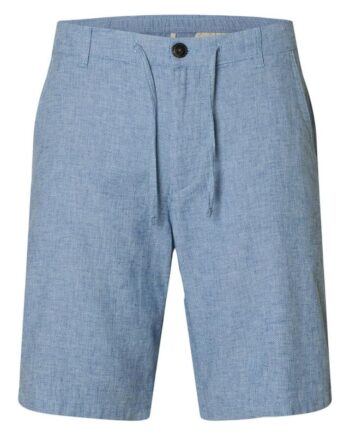 Slhregular-brody Linen Shorts Noos