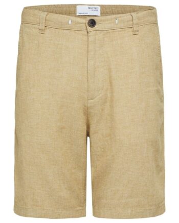 Slhregular-brody Linen Shorts Noos