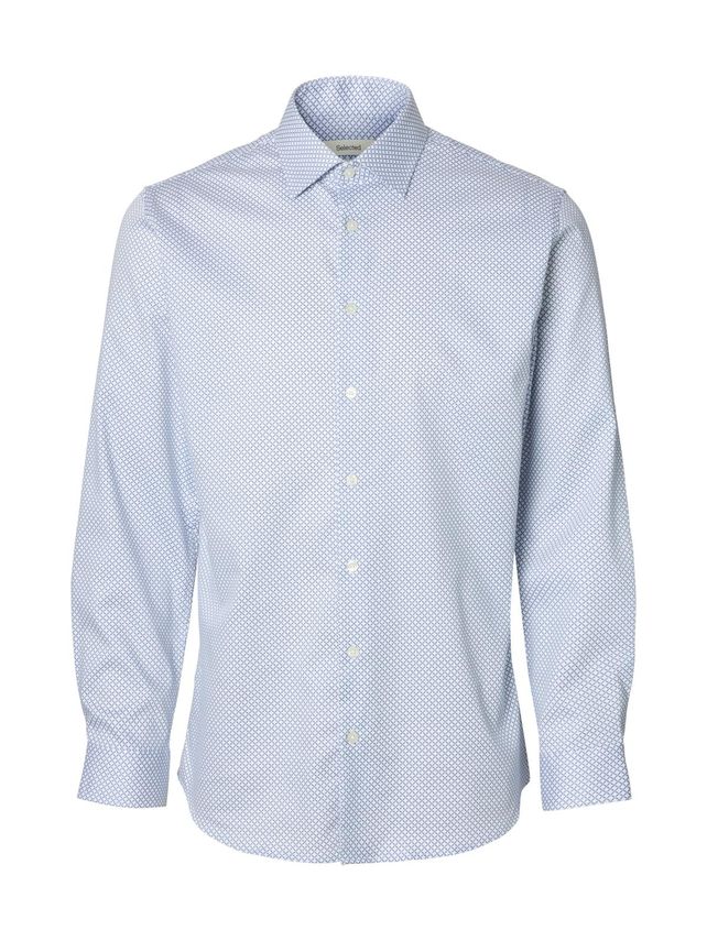 Slhslim-performance Shirt Ls Aop No