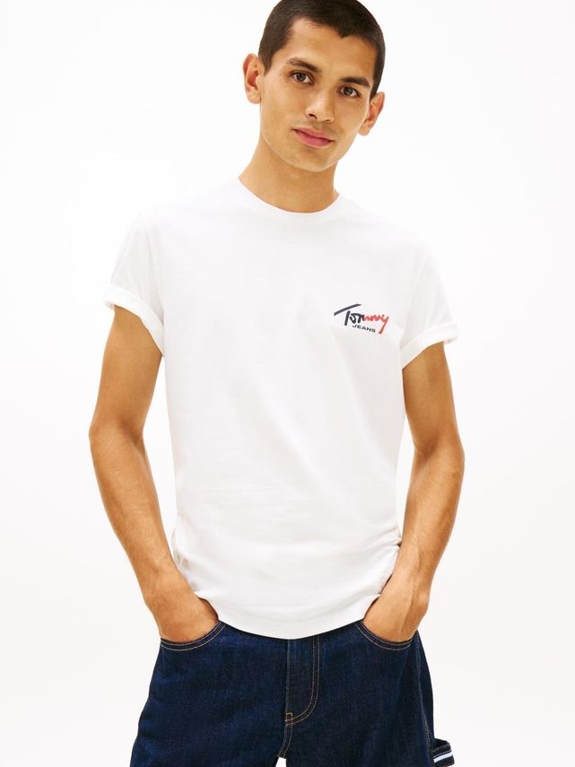 Tjm Slim Sign Chest Ss Tee Ext