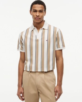 Neck Crepe Classic Polo