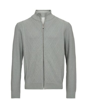 Black Blue Cardigan Regular Fit