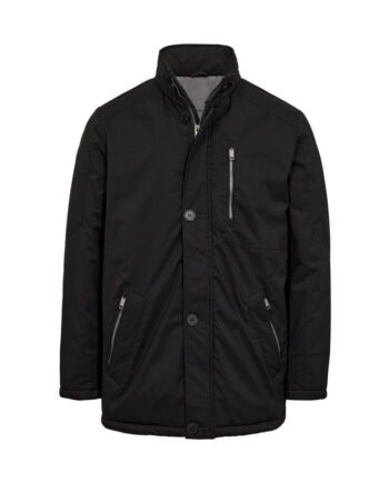 Black Blue City Coat Reg  Fit