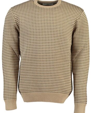 Black Blue  -neck Knit Reg Fit