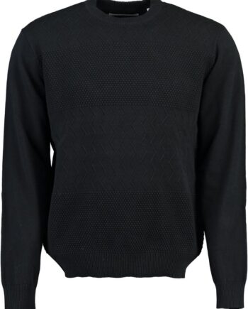 Black Blue  -neck Regular Fit
