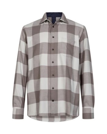 Black Blue Reg  Fit Shirt