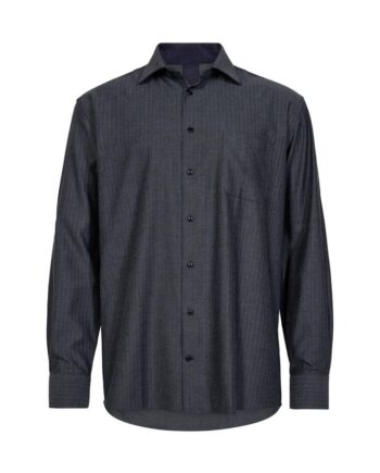 Black Blue Reg  Fit Shirt