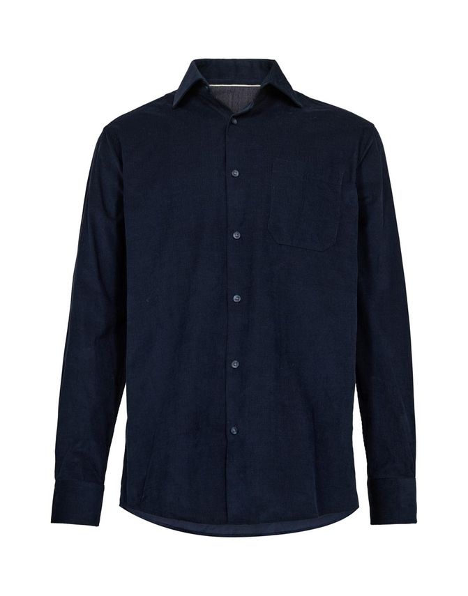 Black Blue Shirt Reg Fit