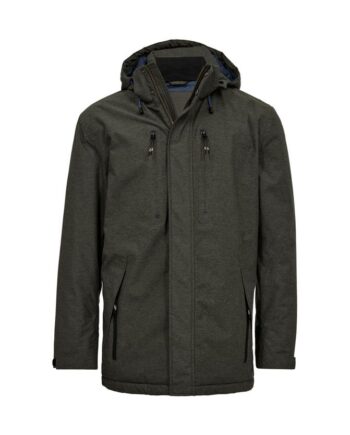 Black Blue Tech Jacket Reg  Fit