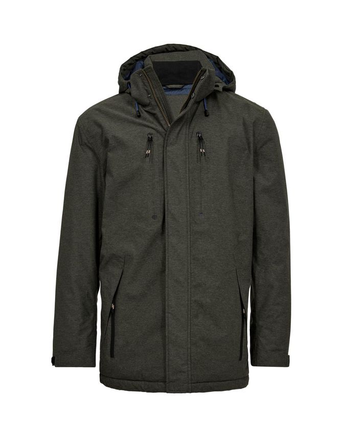 Black Blue Tech Jacket Reg Fit