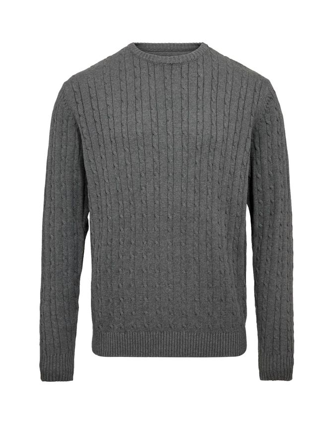 Cable -neck Knit Regular Fit