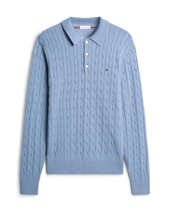 Classic Cotton Cable Ls Polo