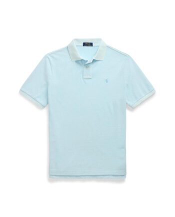 Custom Slim Fit Big Pony Mesh Polo Shirt