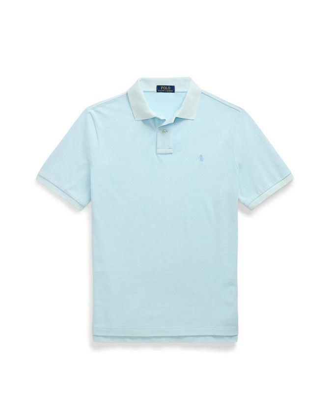 Custom Slim Fit Big Pony Mesh Polo Shirt