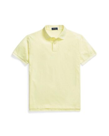 Custom Slim Fit Big Pony Mesh Polo Shirt