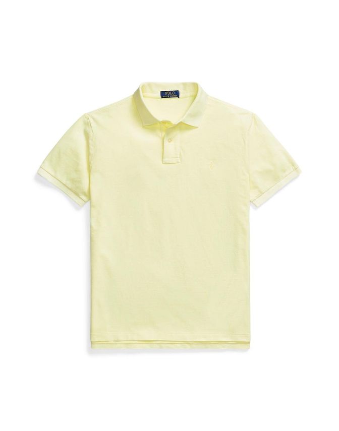 Custom Slim Fit Big Pony Mesh Polo Shirt