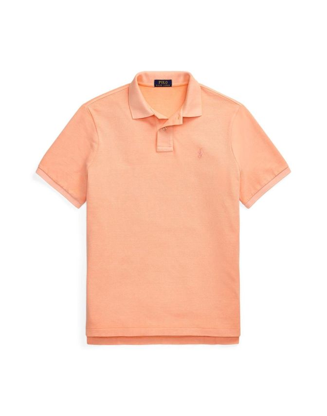 Custom Slim Fit Big Pony Mesh Polo Shirt
