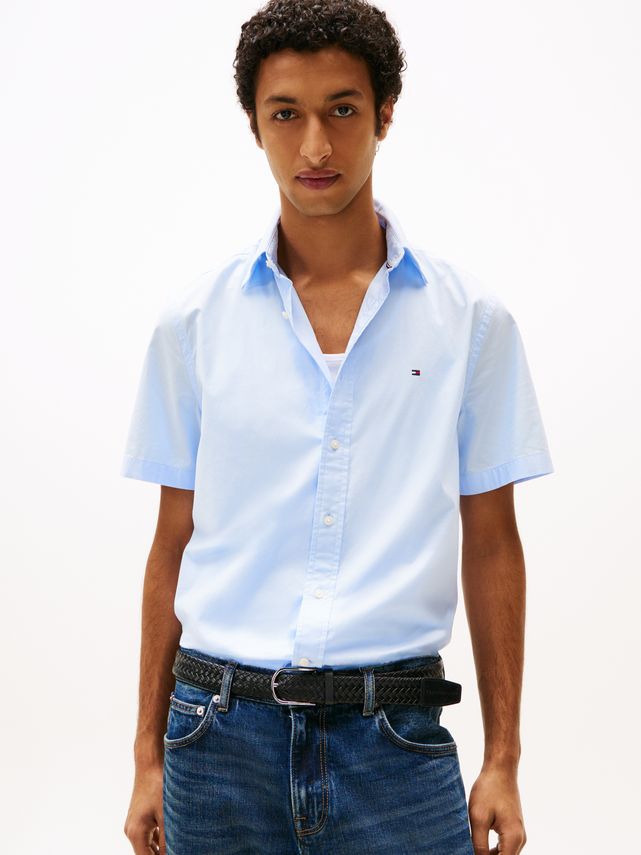 Flex Poplin Solid     Shirt