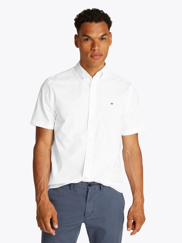 Flex Poplin Solid     Shirt