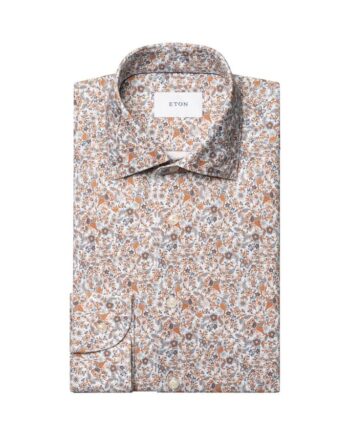 Floral Jersey Stretch Shirt